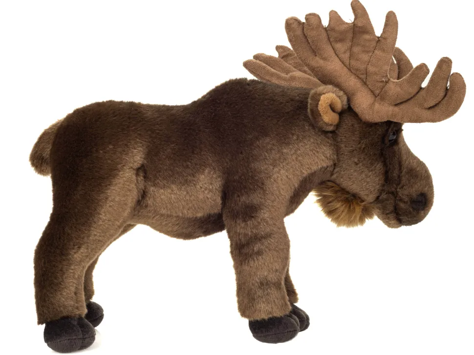 Realistic Standing Plush Moose 30 cm by Teddy Hermann