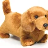 Red Plush Dachshund Puppy by Nat & Jules