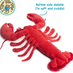 Red Plush Lobser-Realistic Live Size 13 Inch Stuffed Animal
