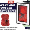 Red Rose Flower Bear Boxed Forever Gift