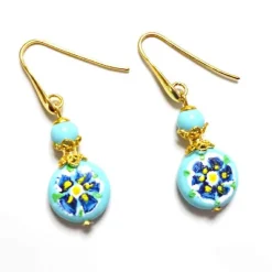 REGENZ Gemstone Earrings-Jade, Turquoise, Coral, Citrine, Pearls, Lapis HANDMADE with Love!