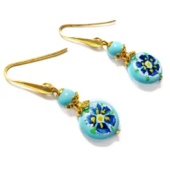 REGENZ Gemstone Earrings-Jade, Turquoise, Coral, Citrine, Pearls, Lapis HANDMADE with Love!