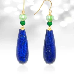 REGENZ Gemstone Earrings-Jade, Turquoise, Coral, Citrine, Pearls, Lapis HANDMADE with Love!