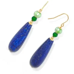 REGENZ Gemstone Earrings-Jade, Turquoise, Coral, Citrine, Pearls, Lapis HANDMADE with Love!