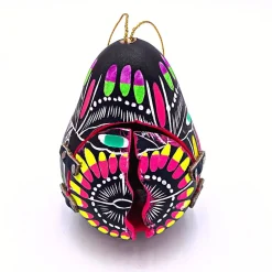 Retablo Nativity gourd