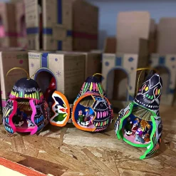 Retablo Nativity gourd