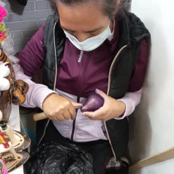 Retablo Nativity gourd