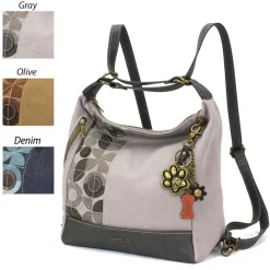 Retro Convertible Backpack Purse by Chala Vegan