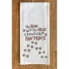 Road to My Heart is Paved with Paw Prints Kitchen Towel *