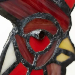 Rooster Tiffany Style Stained Glass Hanging Hand Made