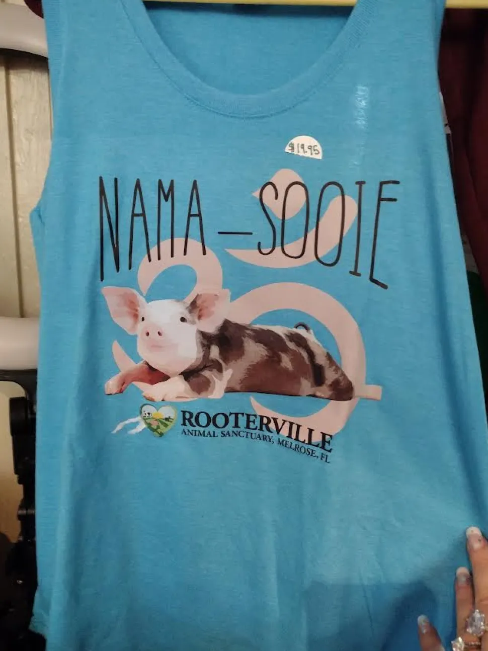 Rooterville Blue Racerback