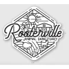 Rooterville Retro Cool Sticker! Share your love for the BEST sanctuary in the world with the world!