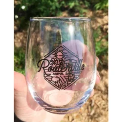 Rooterville Stemless Wine Glass
