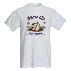 Rooterville's Nice Place to Wallow T-Shirt- Unisex, Heather Gray or White*