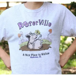 Rooterville's Nice Place to Wallow T-Shirt- Unisex, Heather Gray or White*
