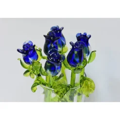 Roses Handblown Glass Rose Buds