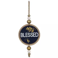 Round Wood Winter Solstice Ornaments