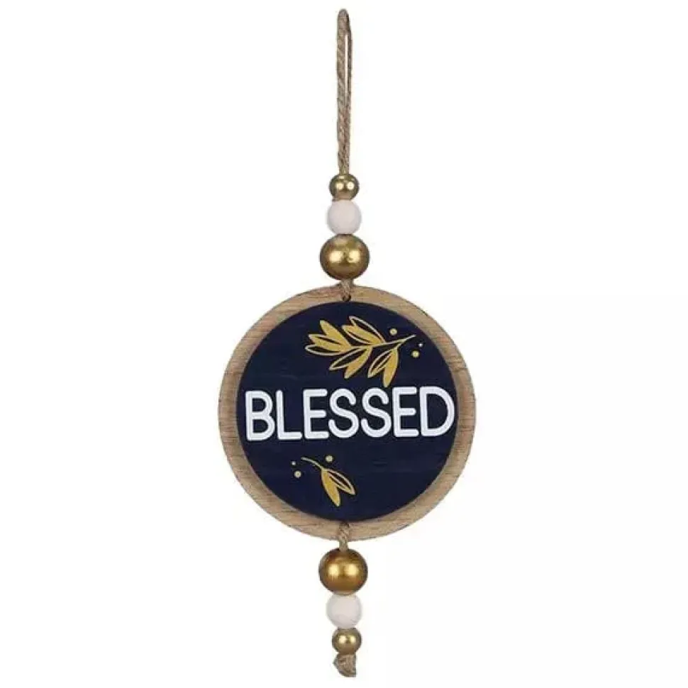 Round Wood Winter Solstice Ornaments