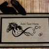 Running Horse Custom Door Mat