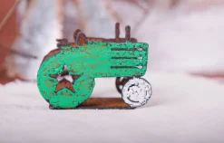 Rustic Metal Tractor Business Card Holder-Made in the USA