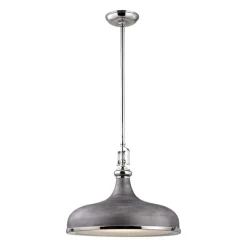 Rutherford 1-Lght Pndnt & W/Metal Shade