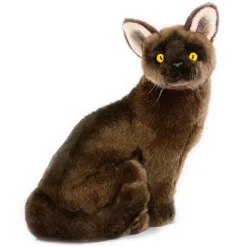 Sable (dark brown) Burmese Cat or Kitten Stuffed Animal