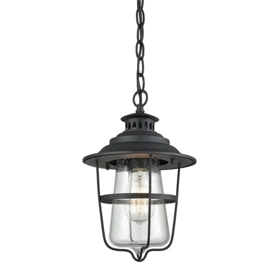 San Mateo 1-Lght Pndnt Textured Matte Black