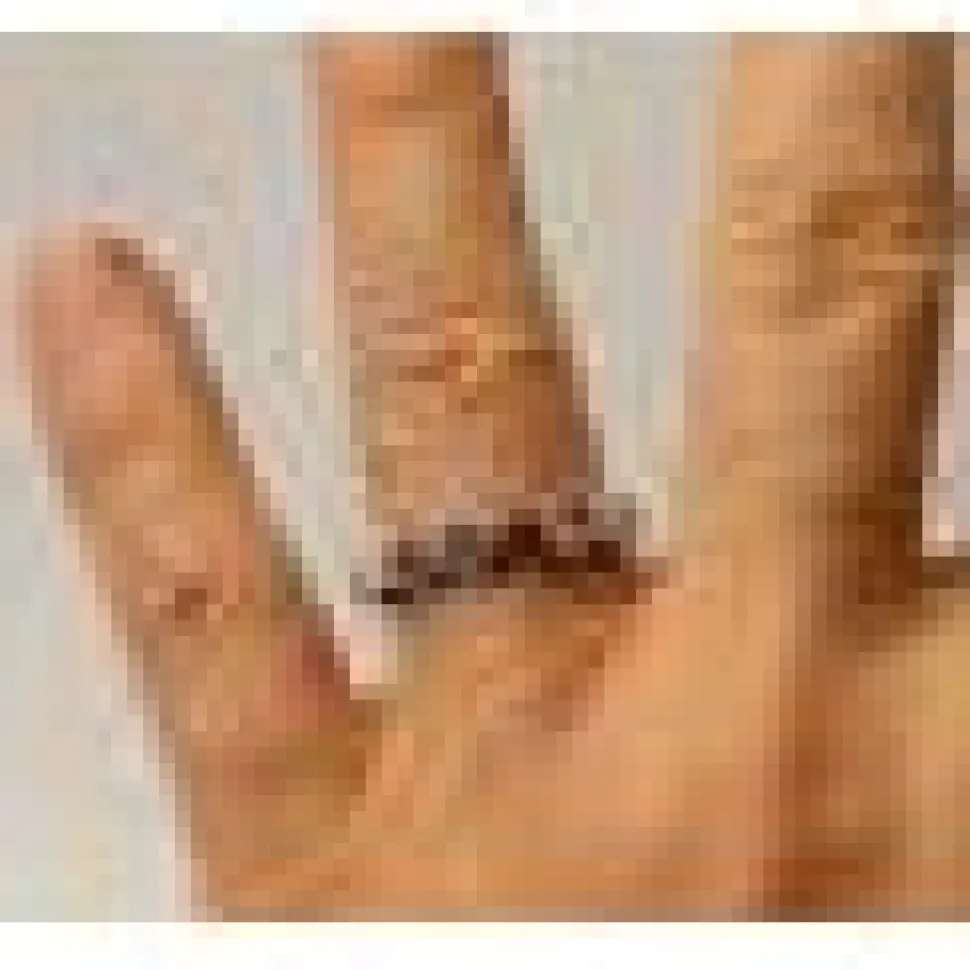 Sapphire and Diamond Eternity Band in 18K White Gold-Flower Motif