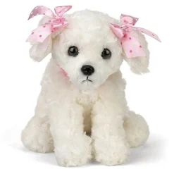 Sassy the White Poodle Mix Puppy Dog by Bearington Collection
