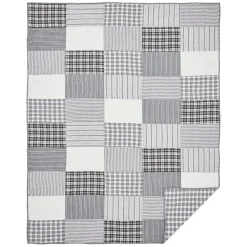 Sawyer Mill Black Patchwork Farmhouse Quilts