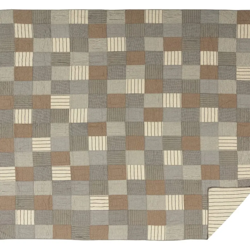 Sawyer Mill Charcoal Patchwork Farmhouse Quilts