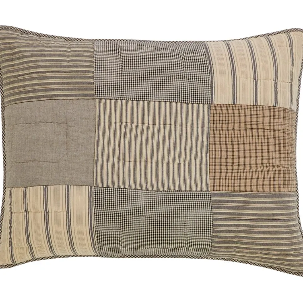 Sawyer Mill Charcoal Patchwork Farmhouse Quilts