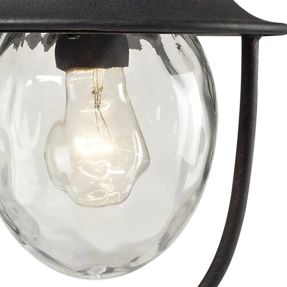 Searsport 1-Lght Post Mount Weathered Charcoal