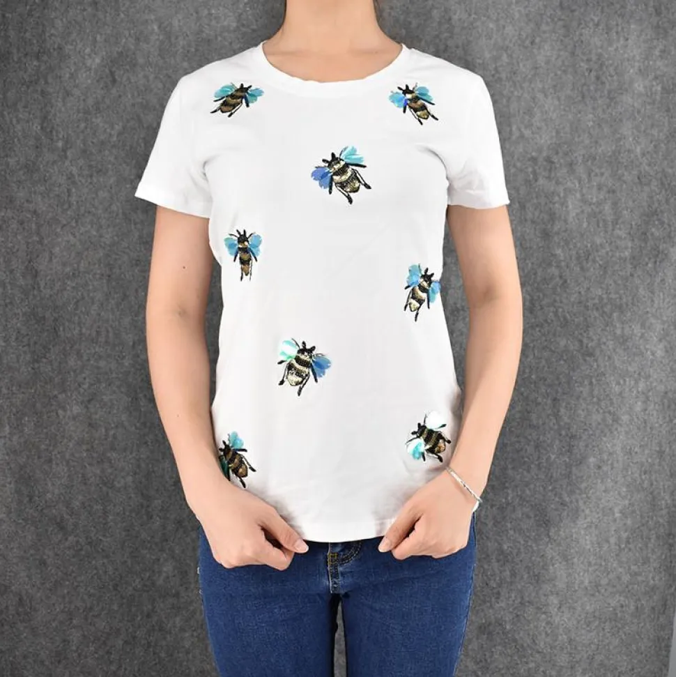 Sequin Bee Shirt-ADORABLE and Classy for the Ladies!