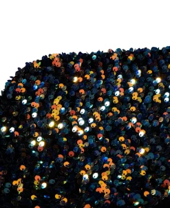 Sequin Christmas Stocking Candy and Gift Pouch Imported Polyester