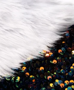 Sequin Christmas Stocking Candy and Gift Pouch Imported Polyester