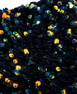 Sequin Christmas Stocking Candy and Gift Pouch Imported Polyester