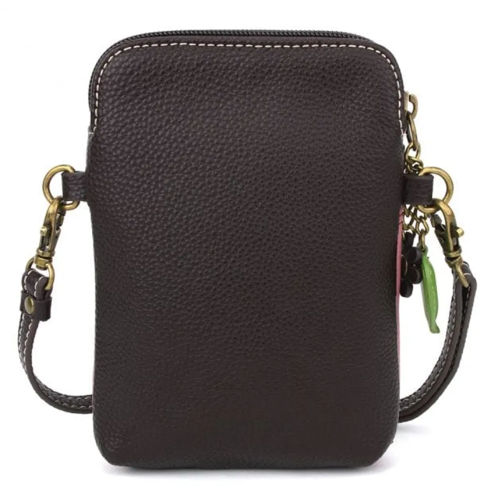 Sheep Keychain or Cellphone Crossbody, Pink Chala Vegan