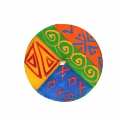 Single Boxed Hand-Painted Pillar Candle - Shahida Design - Nobunto