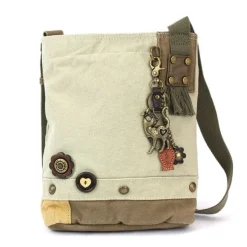 Slim Cat Charm Patch Crossbody Bag by Chala