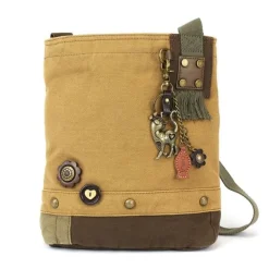 Slim Cat Charm Patch Crossbody Bag by Chala