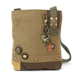 Slim Cat Charm Patch Crossbody Bag by Chala