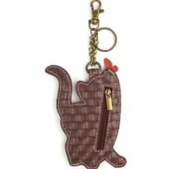 SLIM CAT Siamese Kitty- KEYCHAIN/KEY FOB/COIN PURSE* by Chala