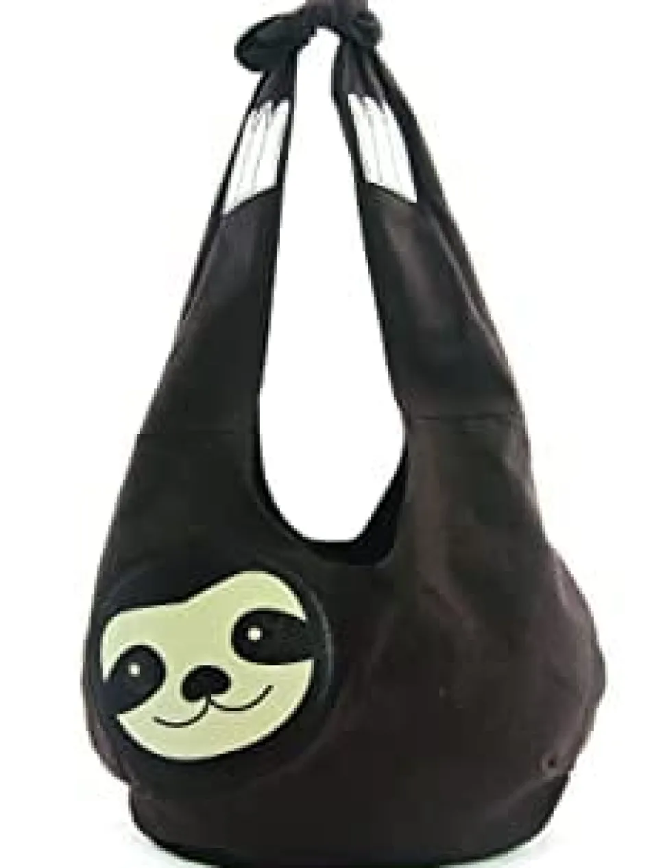 Sloth "Hang Loose" Canvas Hobo Bag by Sleepyville Critters