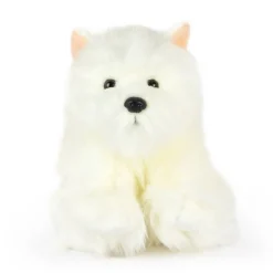 Small Fluffy West Highland Terrier Plush Puppy