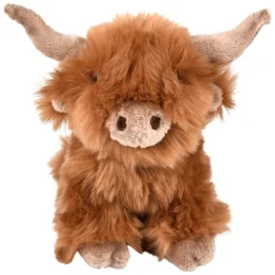Small Plush Sitting Highland Cow Heirloom Collection 7"