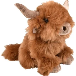 Small Plush Sitting Highland Cow Heirloom Collection 7