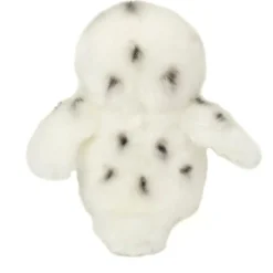 Snowy Owl Stuffed Animal Spotted White Plush by Teddy Hermann
