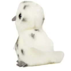 Snowy Owl Stuffed Animal Spotted White Plush by Teddy Hermann