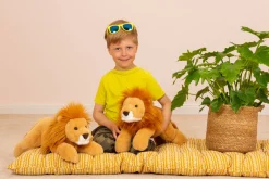 Soft Large Floppy Lion-King of Beasts Lying 45 cm - Teddy Hermann